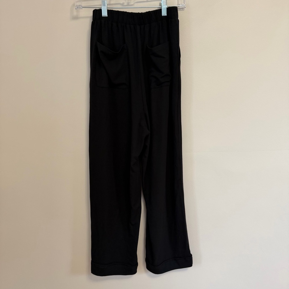 Universal Standard Jersey Drop Crotch Pants – Black – Size 4XS (00–0) NWT - Picture 7 of 16
